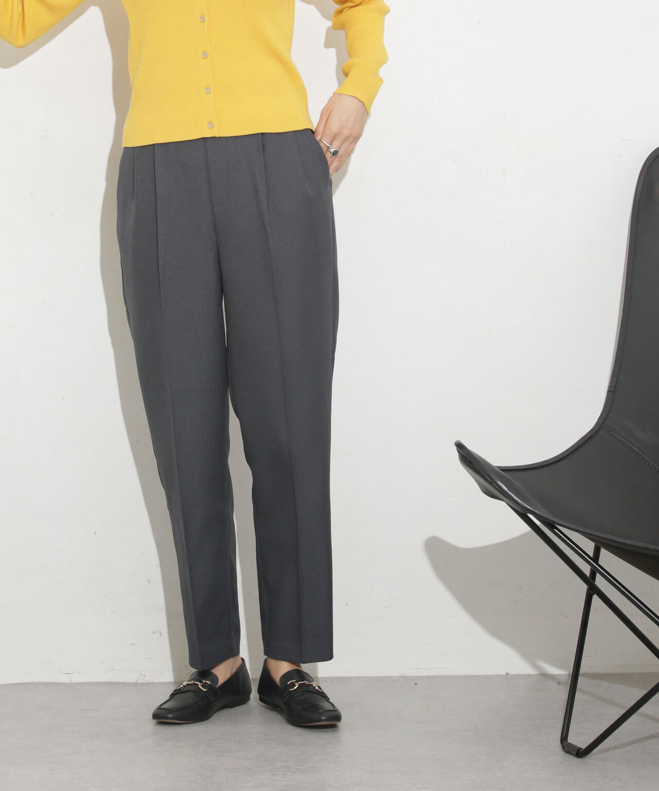 センタープレスタックパンツ(セットアップ可)