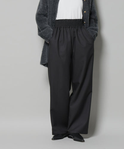 ウエストシャーリングゴムTRワイドパンツ
